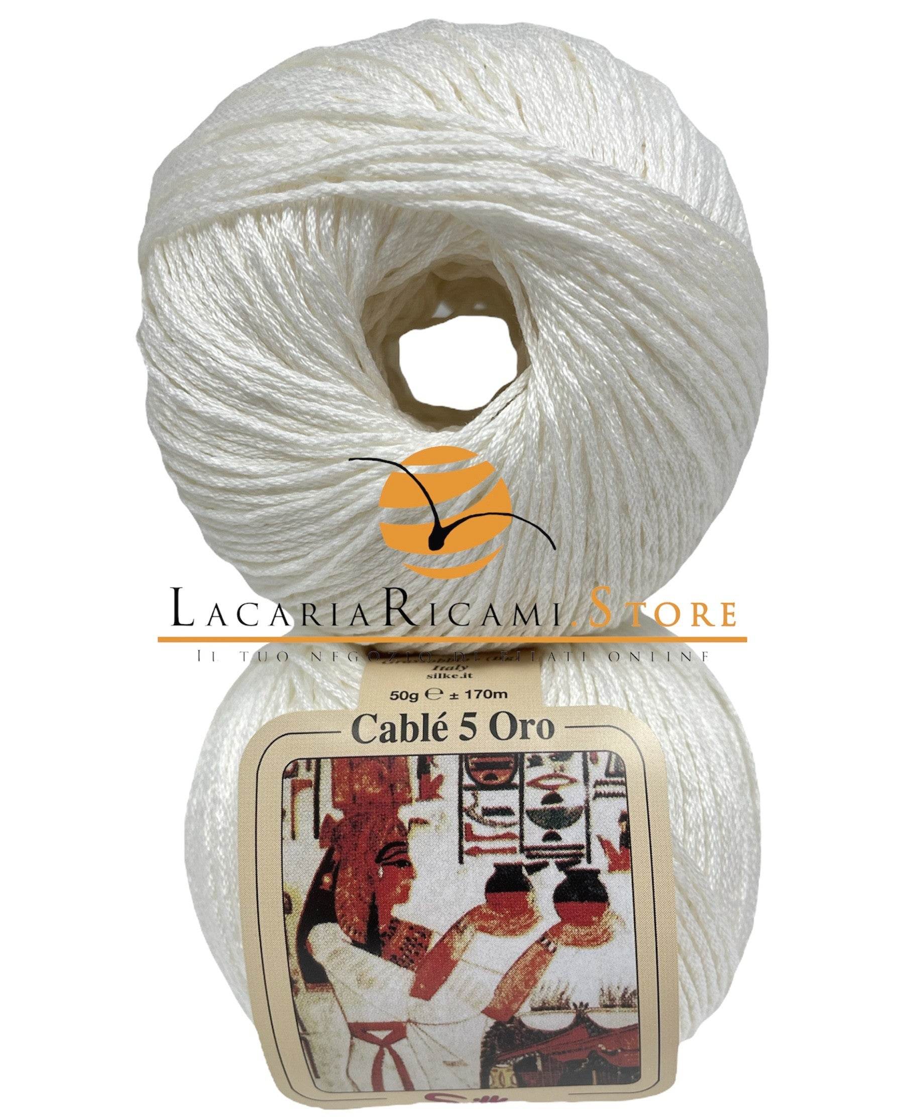 Cotone CABLE' 5 ORO - Silke - - LacariaRicami.Store
