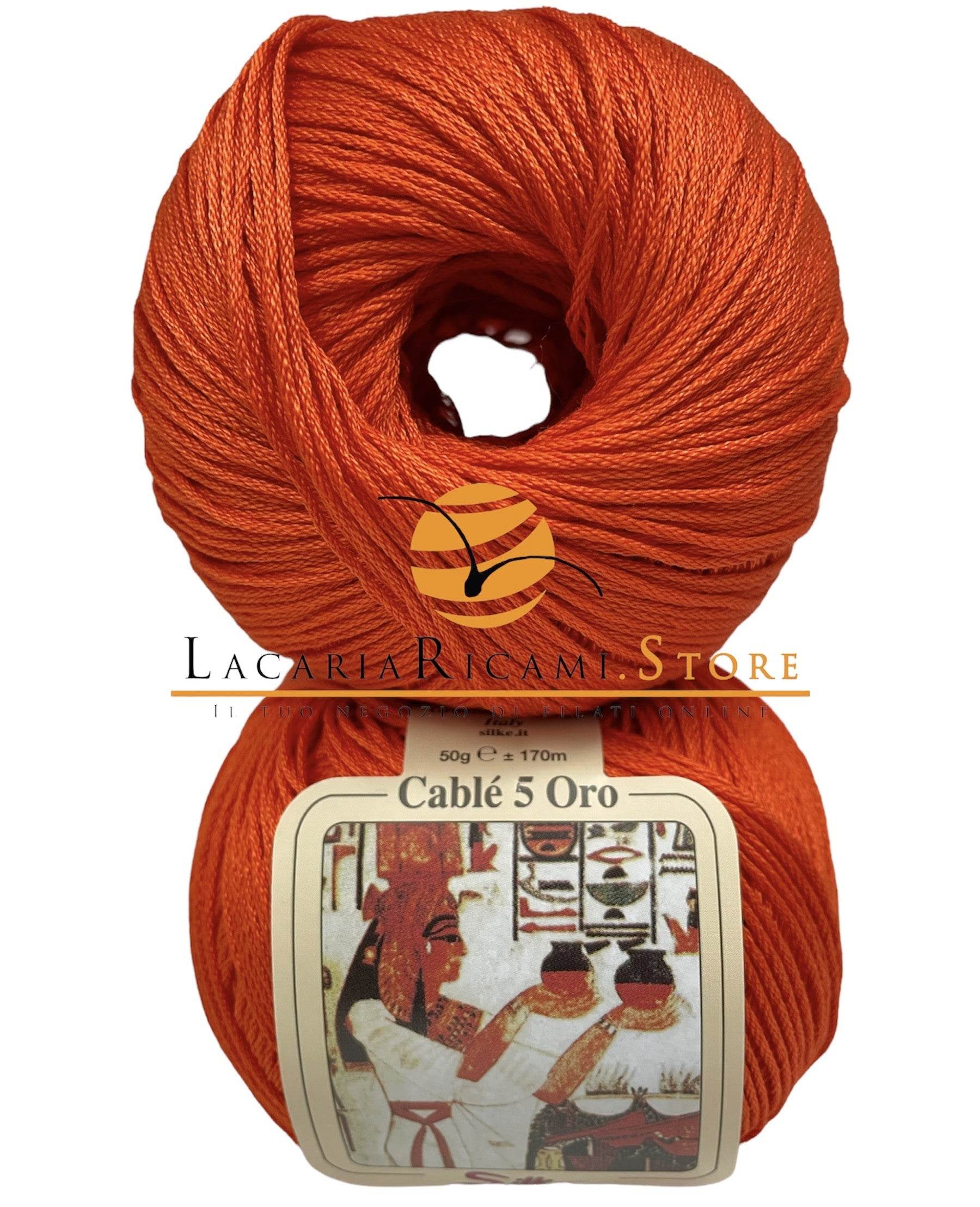 Cotone CABLE' 5 ORO - Silke - - LacariaRicami.Store