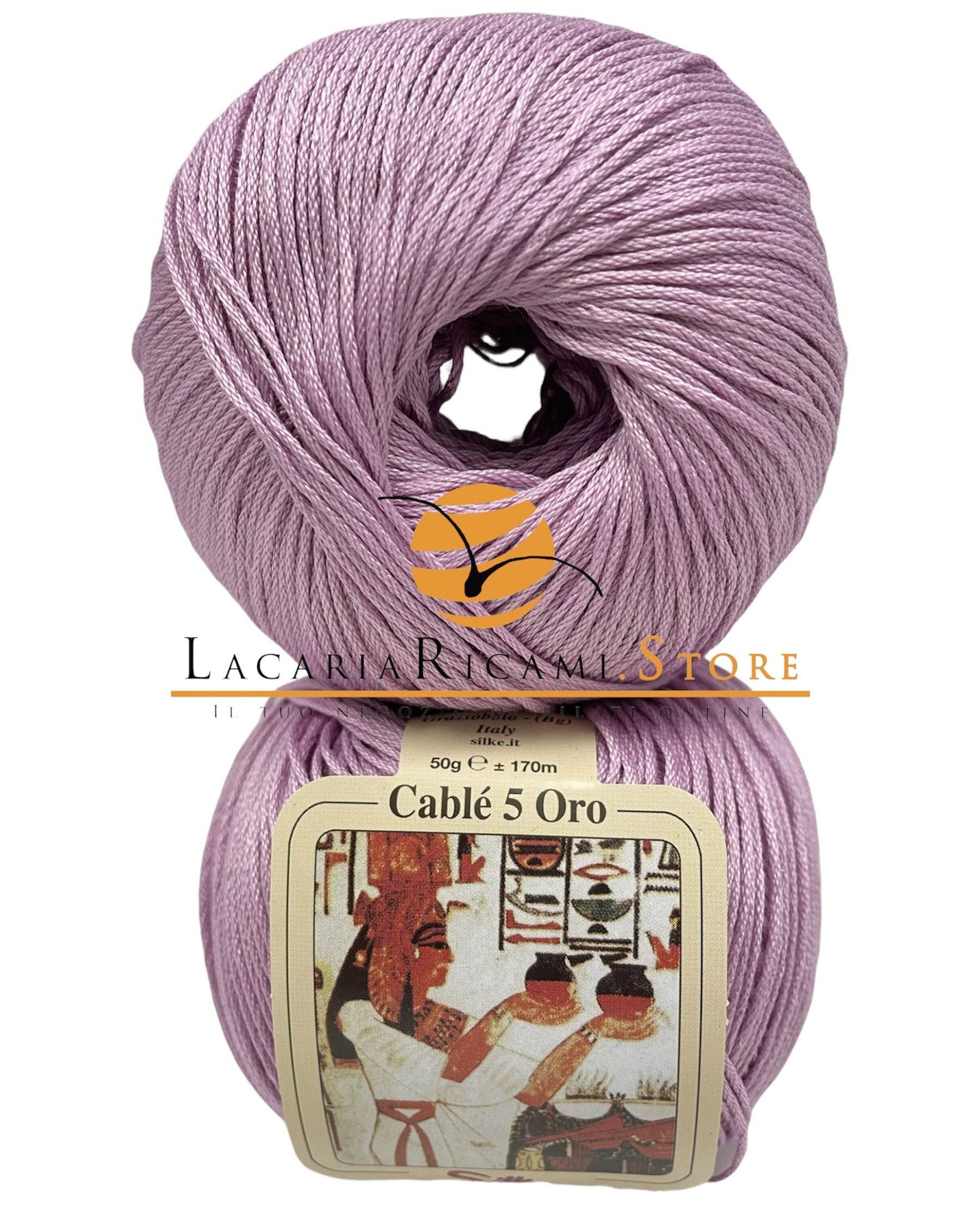 Cotone CABLE' 5 ORO - Silke - - LacariaRicami.Store