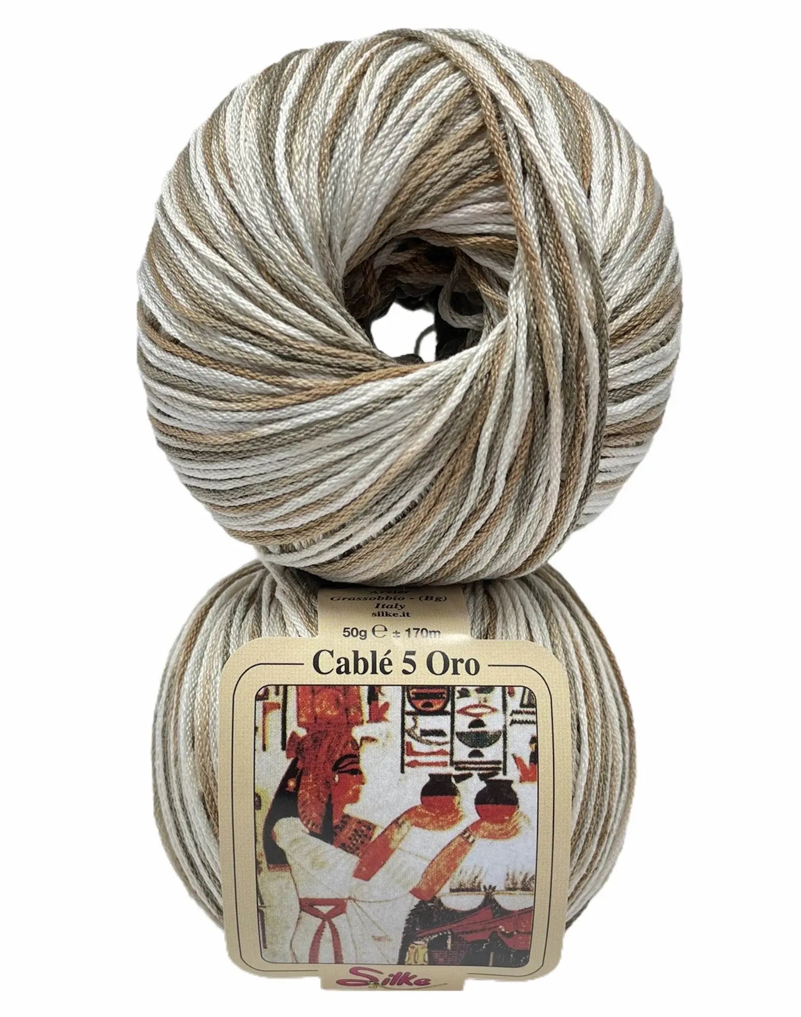Cotone Cablé 5 Oro Sfumato - Silke - - LacariaRicami.Store