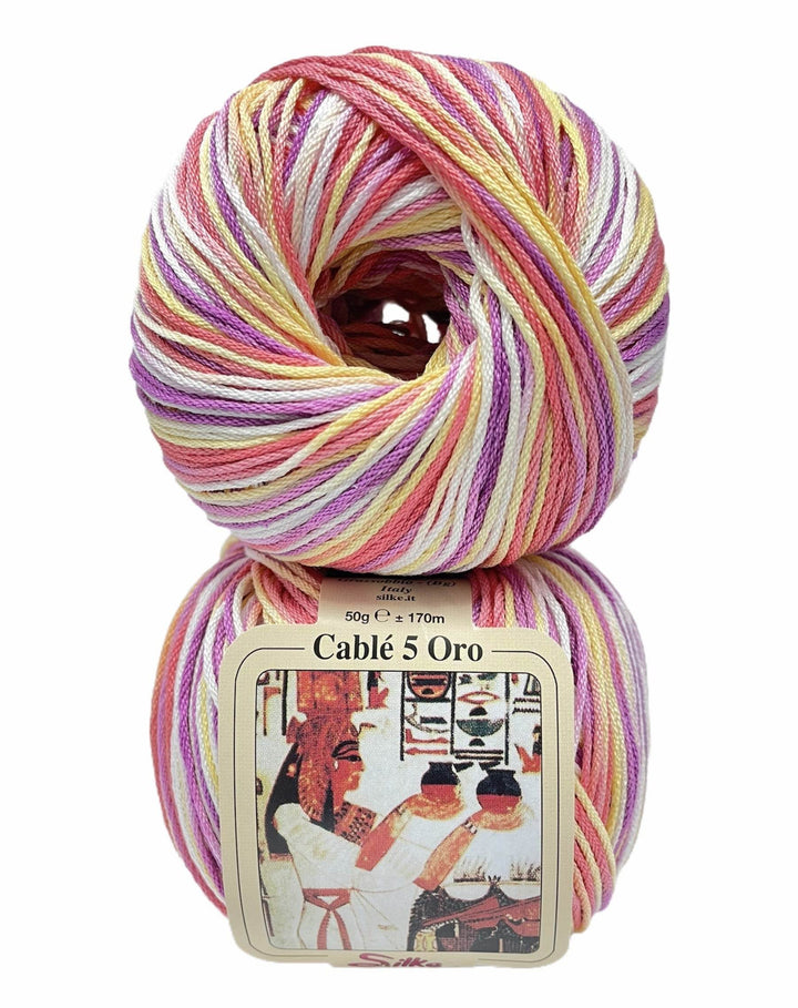 Cotone Cablé 5 Oro Sfumato - Silke - - LacariaRicami.Store