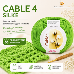 Cotone Cablé 4 - Silke - Colore: - by LacariaRicami.Store