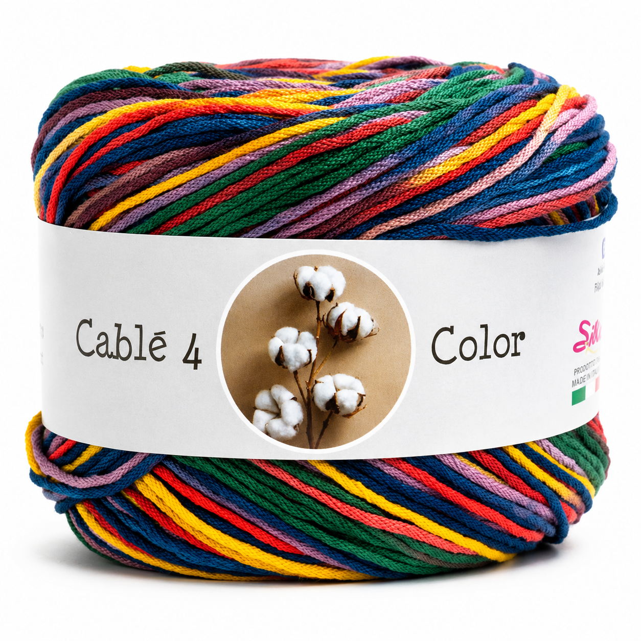 Cotone CABLE’ 4 COLOR - Silke - Colore: 704 - by LacariaRicami.Store
