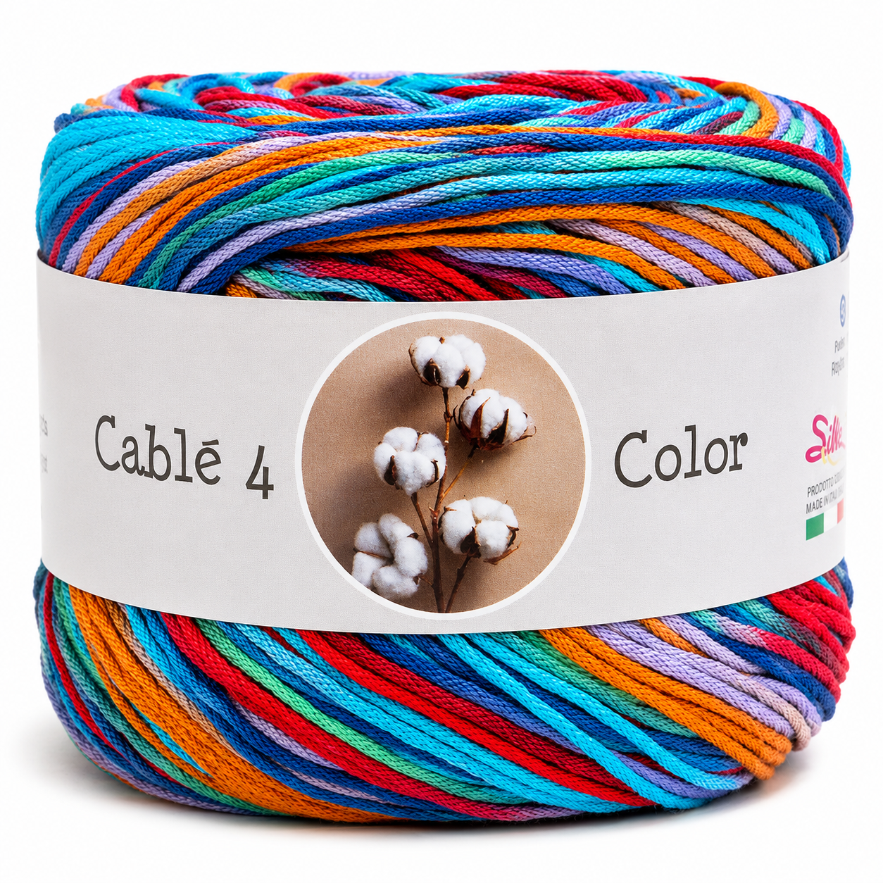 Cotone CABLE’ 4 COLOR - Silke - Colore: 710 - by LacariaRicami.Store