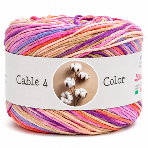 Cotone CABLE’ 4 COLOR - Silke - Colore: 712 - by LacariaRicami.Store