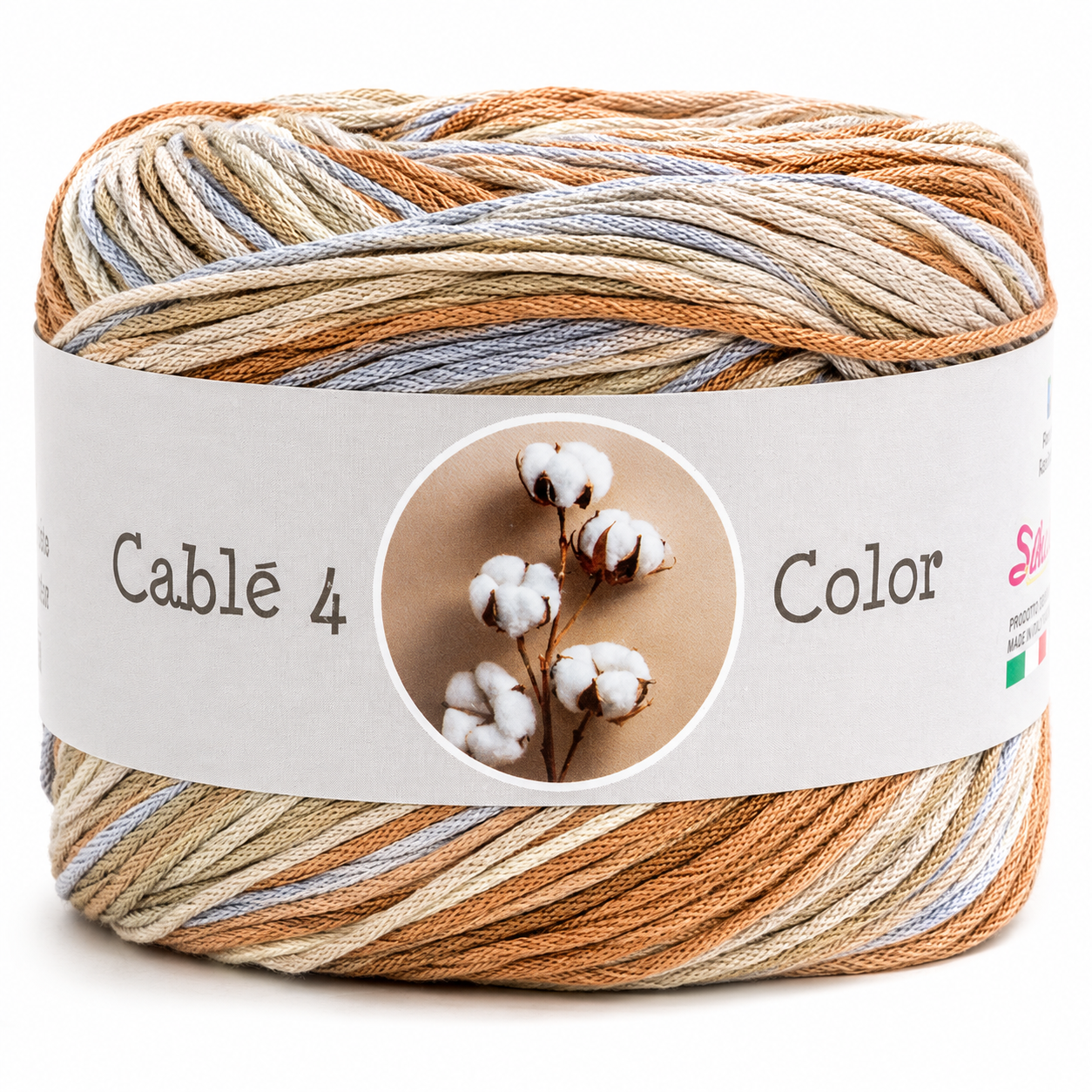 Cotone CABLE’ 4 COLOR - Silke - Colore: 714 - by LacariaRicami.Store