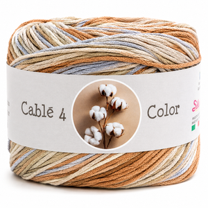 Cotone CABLE’ 4 COLOR - Silke - Colore: 714 - by LacariaRicami.Store
