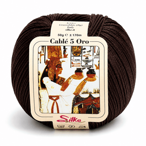 Cotone Cablé 5 ORO - Silke - Colore: 115 - MORO - by LacariaRicami.Store
