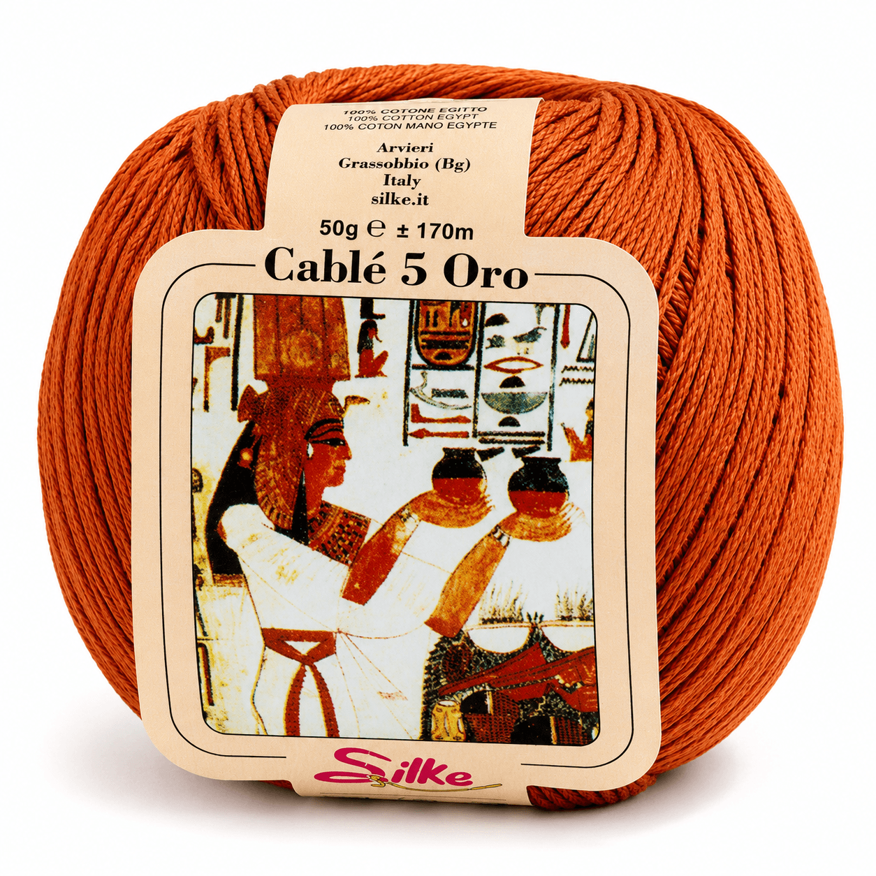 Cotone Cablé 5 ORO - Silke - Colore: 12 - CANNELLA - by LacariaRicami.Store