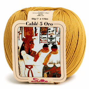 Cotone Cablé 5 ORO - Silke - Colore: 15 - GIALLO ORO - by LacariaRicami.Store