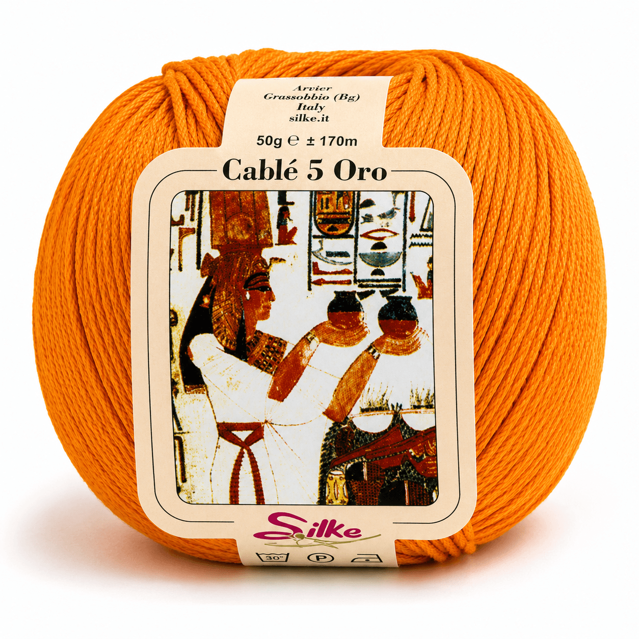 Cotone Cablé 5 ORO - Silke - Colore: 224 - BECCO OCA - by LacariaRicami.Store