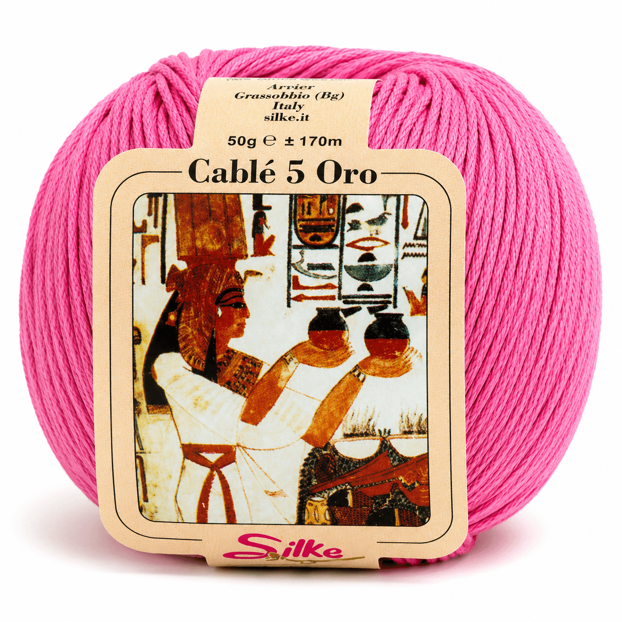 Cotone Cablé 5 ORO - Silke - Colore: 32 - CONFETTO - by LacariaRicami.Store