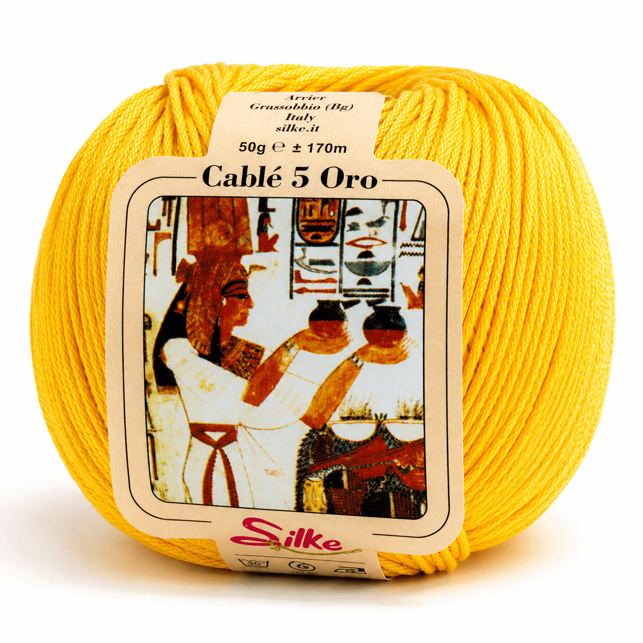 Cotone Cablé 5 ORO - Silke - Colore: 54 - SOLE - by LacariaRicami.Store