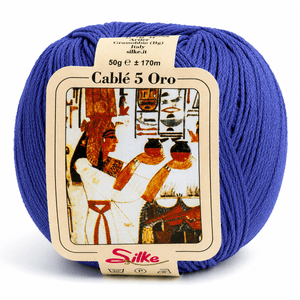 Cotone Cablé 5 ORO - Silke - Colore: 578 - PERVINCA - by LacariaRicami.Store