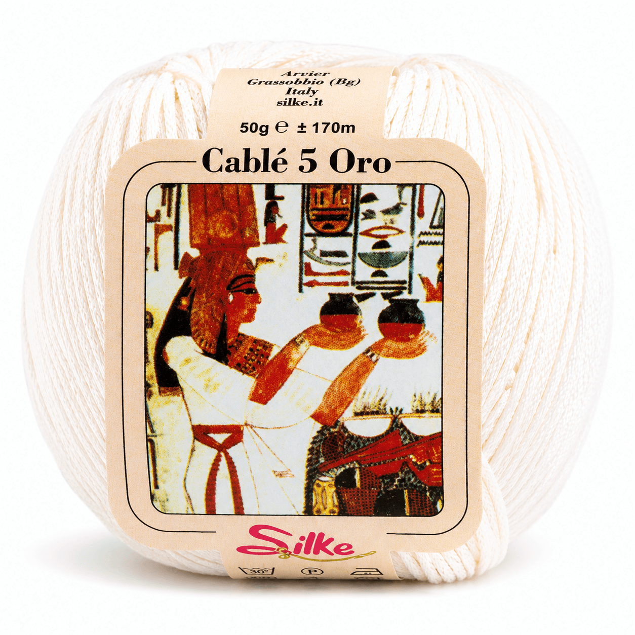 Cotone Cablé 5 ORO - Silke - Colore: 911 - PANNA - by LacariaRicami.Store