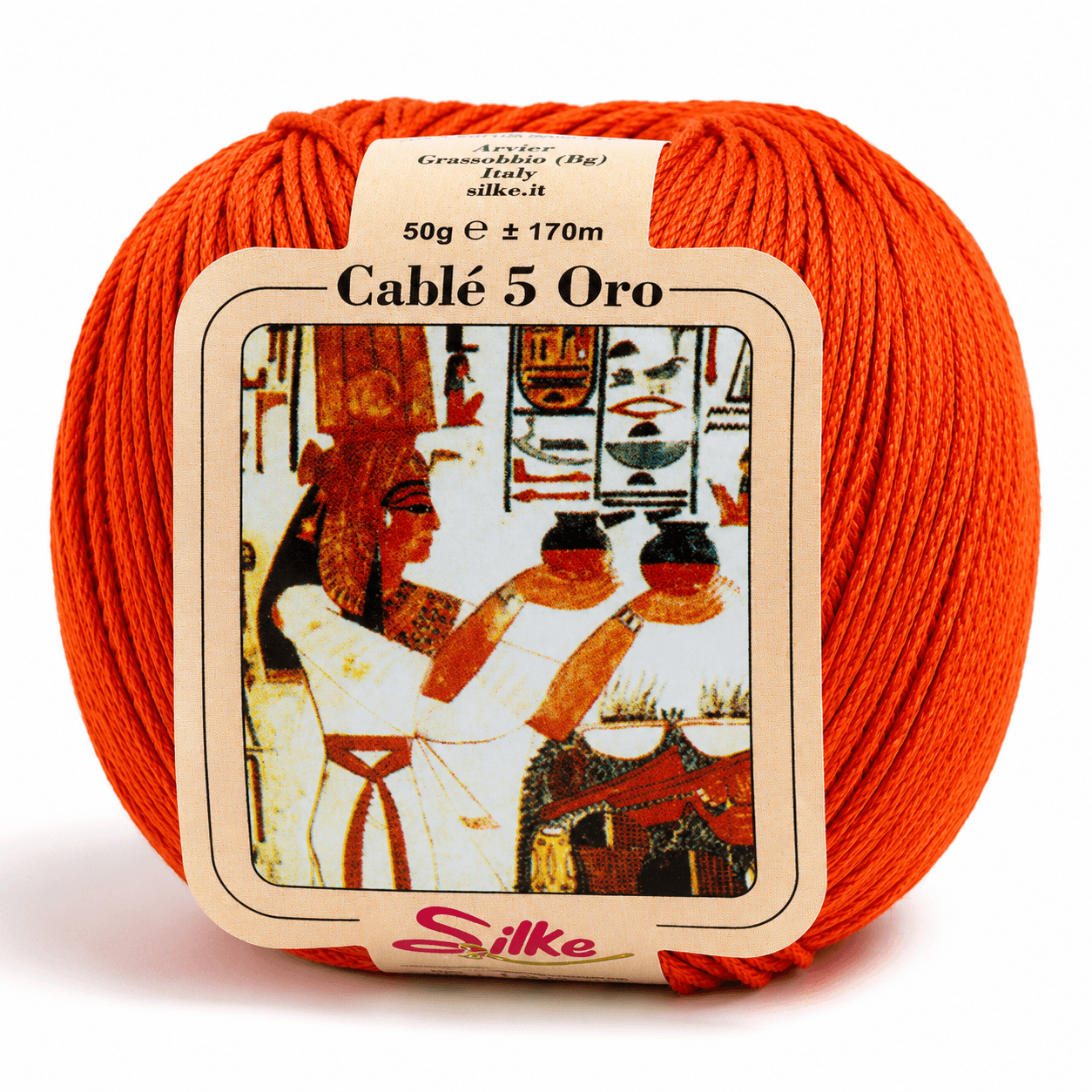 Cotone Cablé 5 ORO - Silke - Colore: 920 - ARAGOSTA - by LacariaRicami.Store