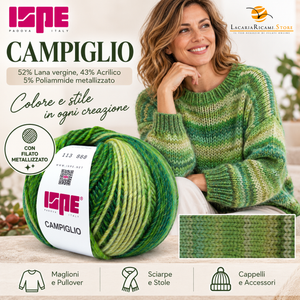 Lana CAMPIGLIO - ISPE - Colore: - by LacariaRicami.Store