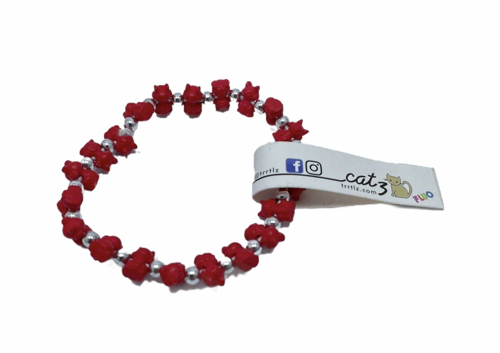 Braccialetti Trrtlz - Catz Fluo - - LacariaRicami.Store