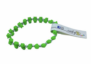 Braccialetti Trrtlz - Catz Fluo - - LacariaRicami.Store