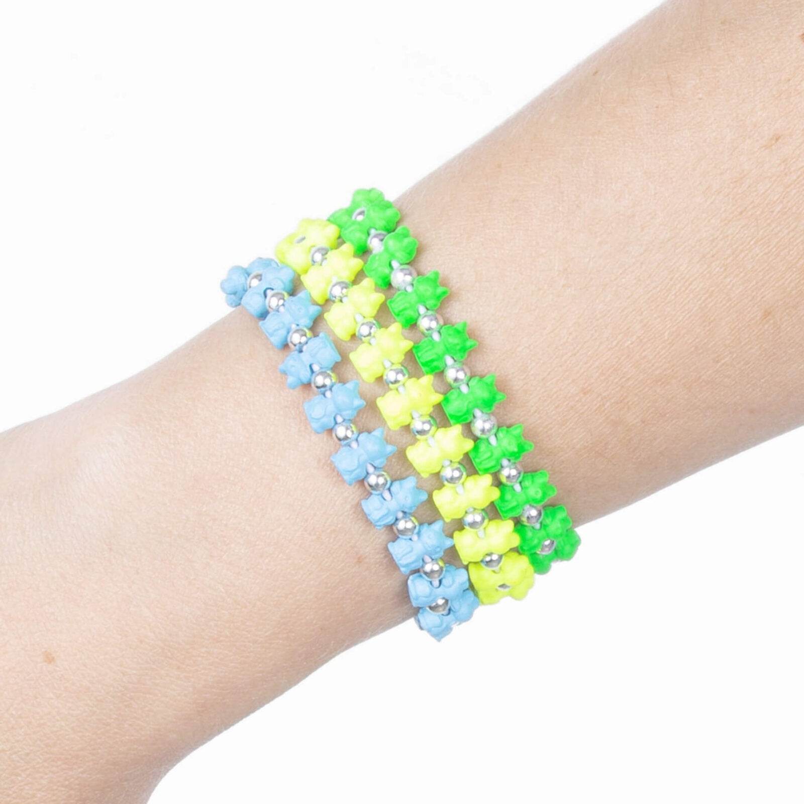 Braccialetti Trrtlz - Catz Fluo - - LacariaRicami.Store