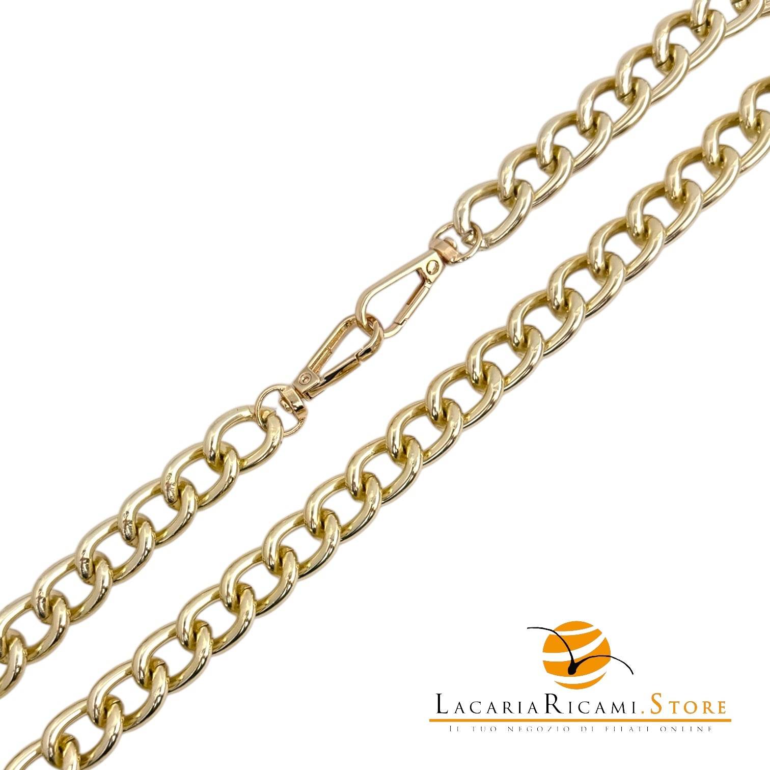 Catena per Borsa 120 Cm - IN ALLUMINIO - MAS Srl - - LacariaRicami.Store