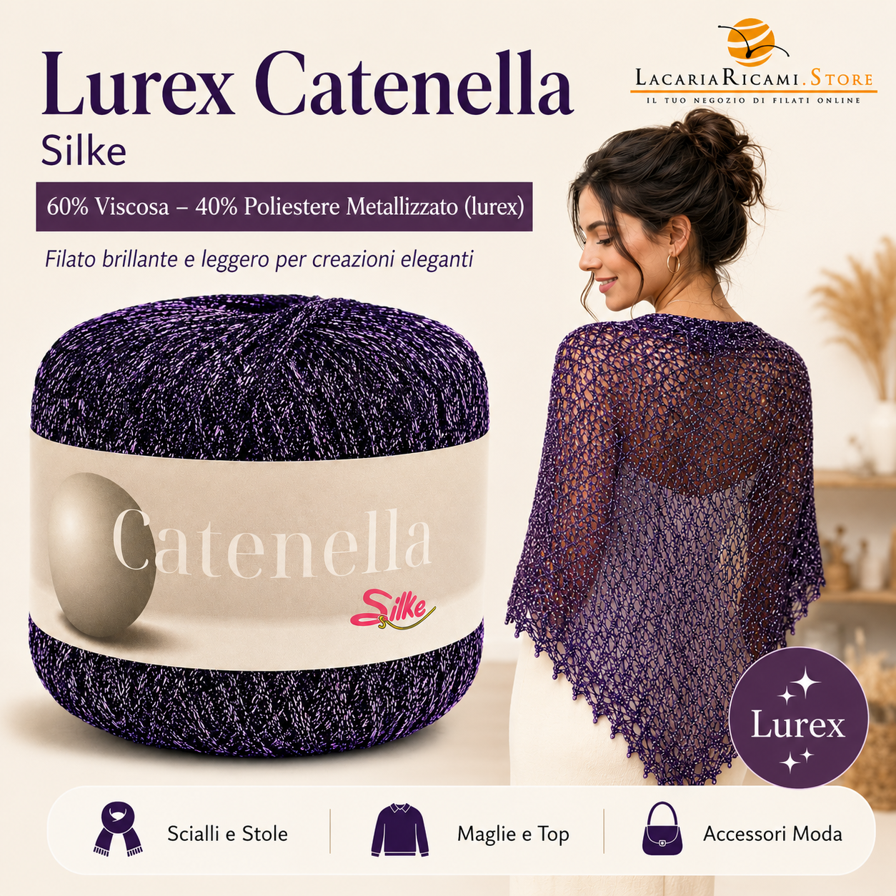Lurex CATENELLA - Silke