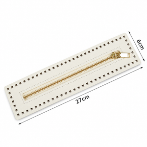 CERNIERA Per Borse (Eco Pelle) - MAF Aaccessories - Colore: 27(19)x6 Cm - CREMA - by LacariaRicami.Store