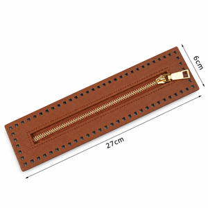 CERNIERA Per Borse (Eco Pelle) - MAF Aaccessories - Colore: 27(19)x6 Cm - CUOIO - by LacariaRicami.Store