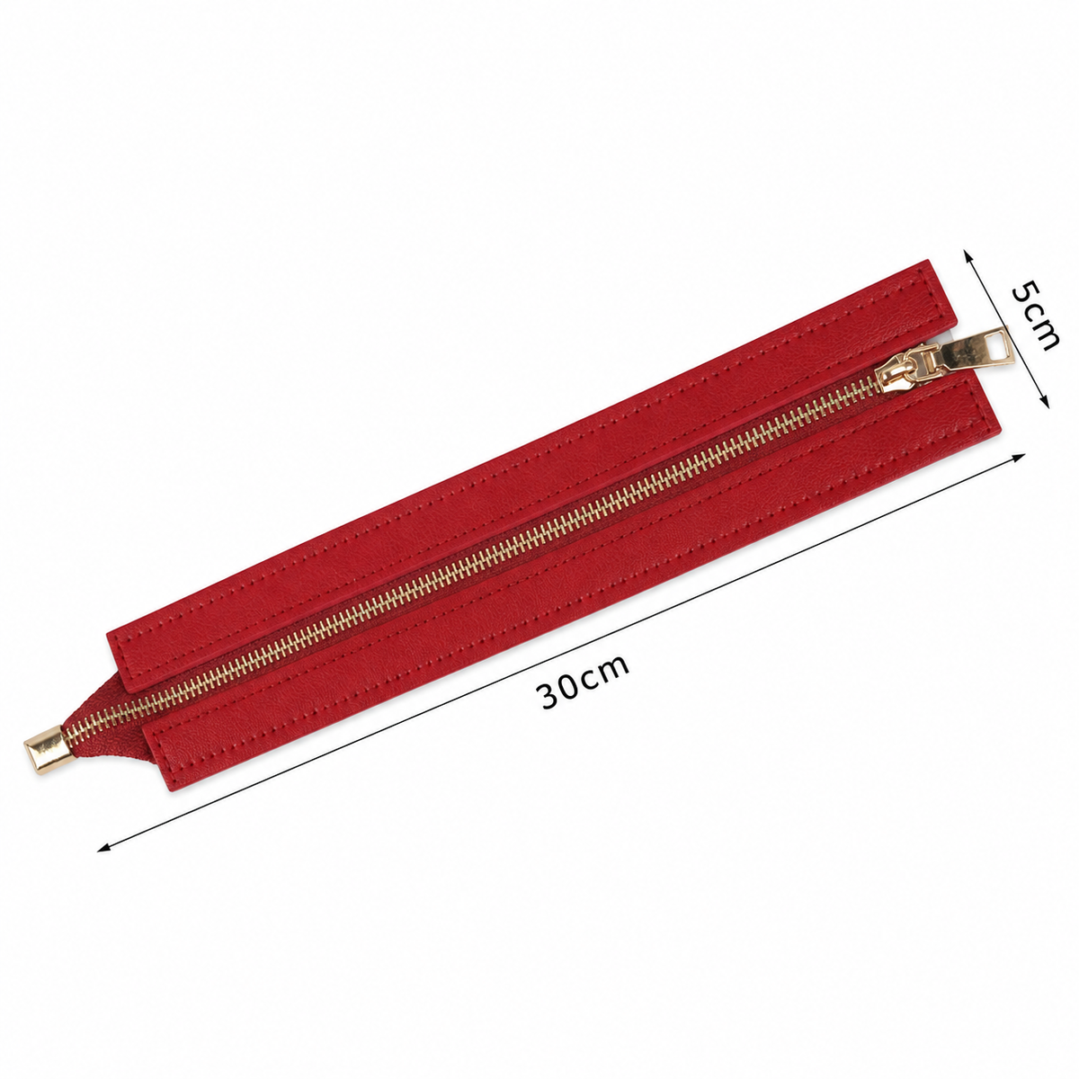 CERNIERA Per Borse (Eco Pelle) - MAF Aaccessories - Colore: 30x5 Cm - BORDEAUX - by LacariaRicami.Store
