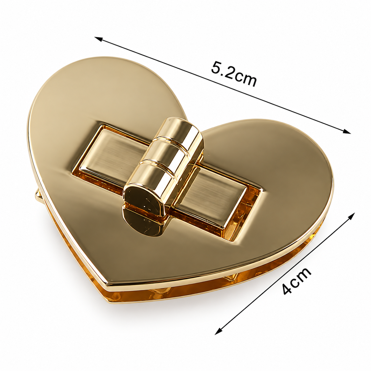 Chiusura GIRELLO Cuore a Cuore - Colore: 17551-00 - ORO - by LacariaRicami.Store