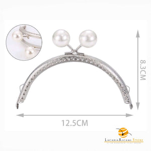 CLIK CLAK Perla Argento 12,5 CM - Colore: PERLA - by LacariaRicami.Store