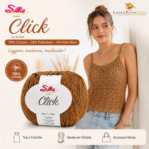 Cotone CLICK - Silke - Colore: - by LacariaRicami.Store