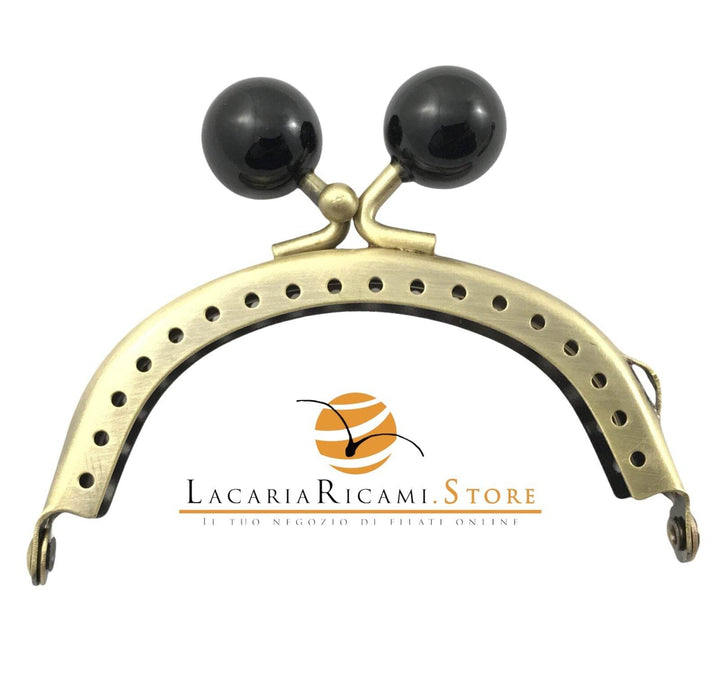 CLIK CLAK PALLINO BRONZO 8 CM - - LacariaRicami.Store