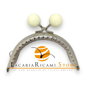 CLIK CLAK Perla Argento 8,5 CM - - LacariaRicami.Store