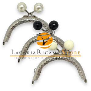 CLIK CLAK Perla Argento 8,5 CM - - LacariaRicami.Store