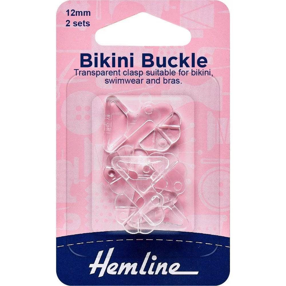 CLIPS Per Bikini in PLASTICA 12 mm - Hemline - - LacariaRicami.Store