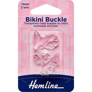 CLIPS Per Bikini in PLASTICA 12 mm - Hemline - - LacariaRicami.Store