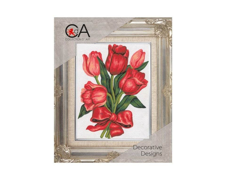 TELA ARAZZO FIORI 20X25 - Collection D'Art - - LacariaRicami.Store