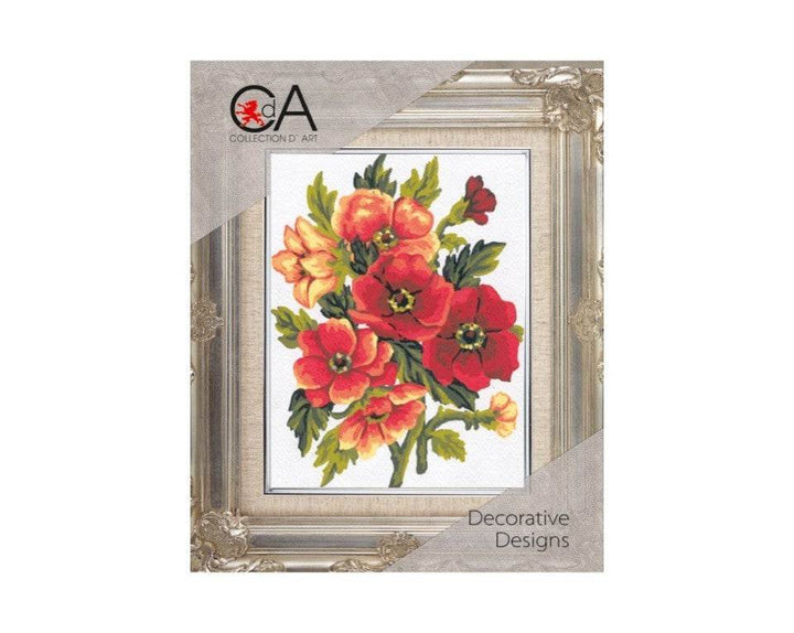 TELA ARAZZO FIORI 20X25 - Collection D'Art - - LacariaRicami.Store