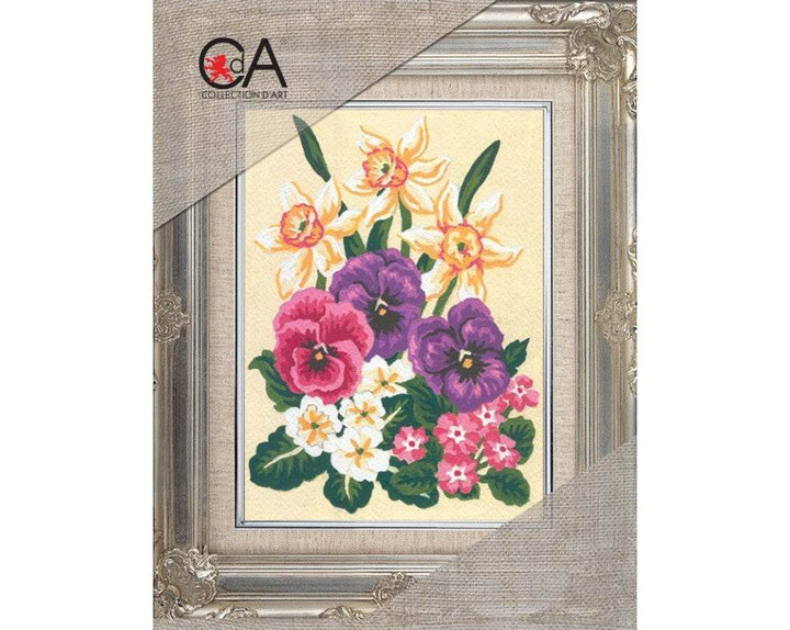 TELA ARAZZO FIORI 20X25 - Collection D'Art - - LacariaRicami.Store