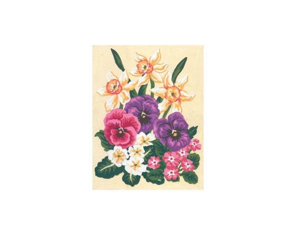 TELA ARAZZO FIORI 20X25 - Collection D'Art - - LacariaRicami.Store