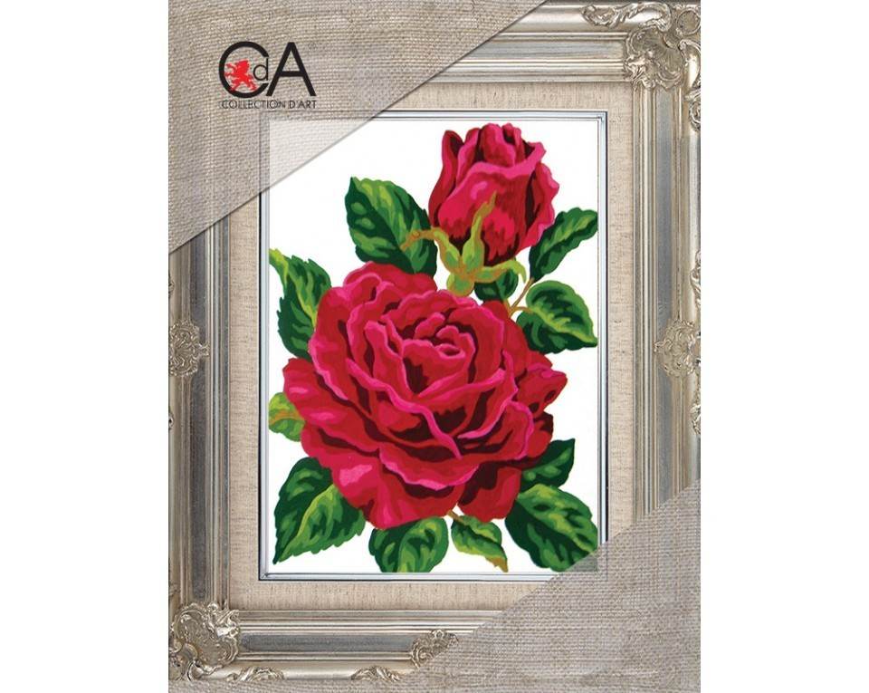 TELA ARAZZO FIORI 20X25 - Collection D'Art - - LacariaRicami.Store