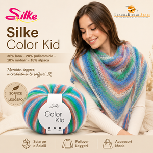 Lana COLOR KID - Silke - Colore: - by LacariaRicami.Store