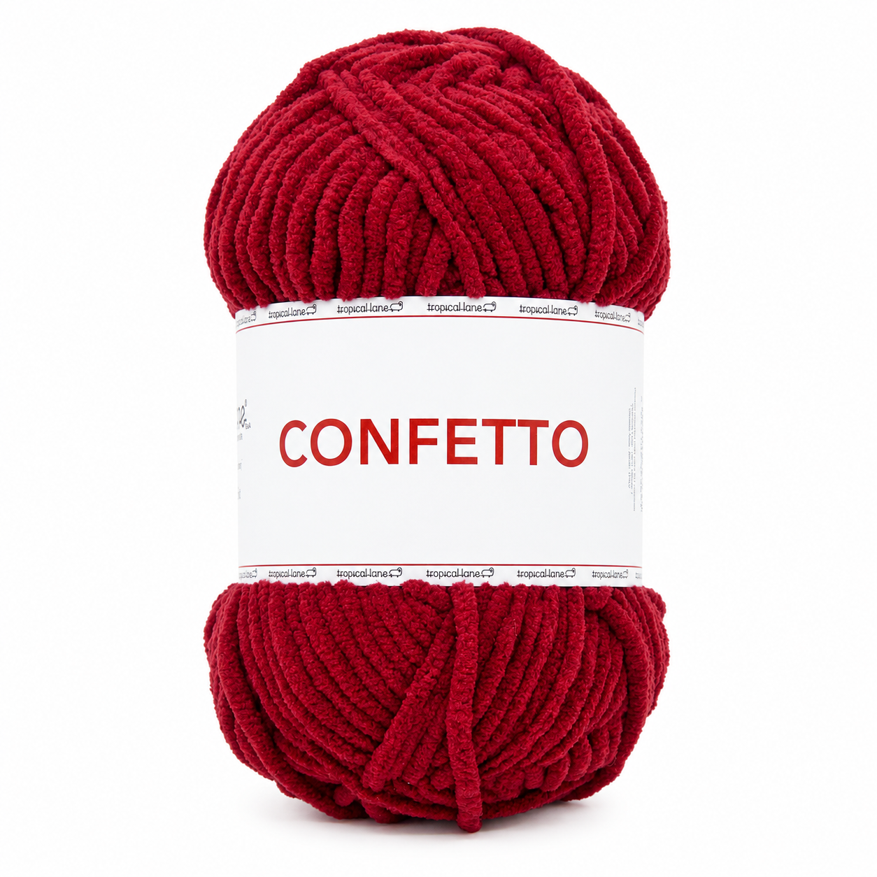 Ciniglia CONFETTO - Tropical Lane - Colore: 23 - BORDEAUX - by LacariaRicami.Store