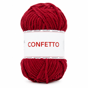 Ciniglia CONFETTO - Tropical Lane - Colore: 23 - BORDEAUX - by LacariaRicami.Store