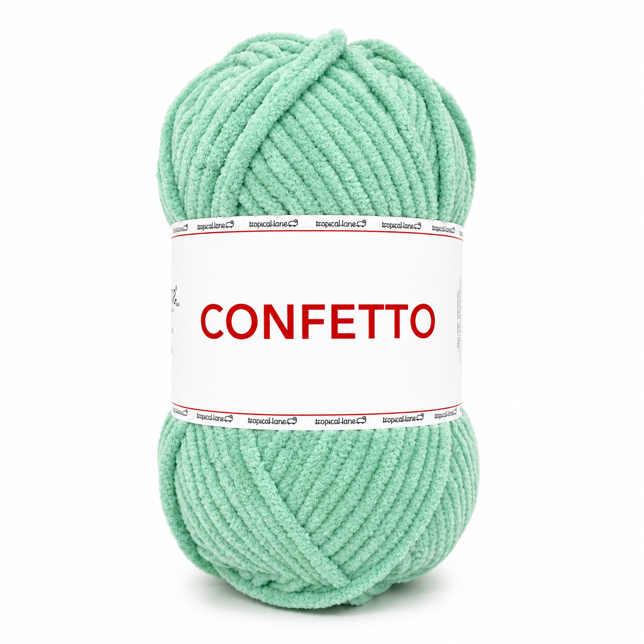 Ciniglia CONFETTO - Tropical Lane - Colore: 26 - VERDE ACQUA - by LacariaRicami.Store