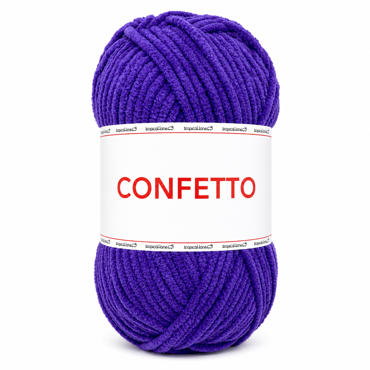 Ciniglia CONFETTO - Tropical Lane - Colore: 42 - VIOLA - by LacariaRicami.Store