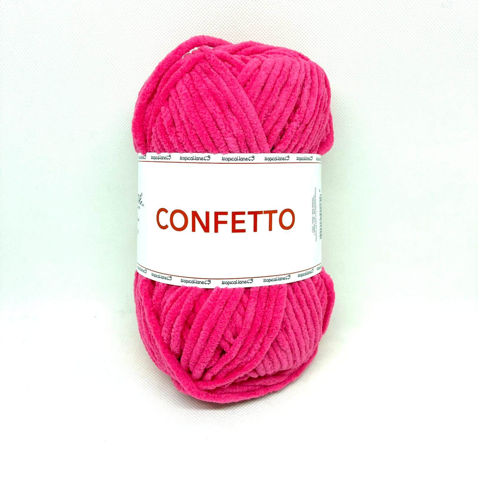 Ciniglia CONFETTO - Tropical Lane - Colore: 46 - FUCSIA - by LacariaRicami.Store