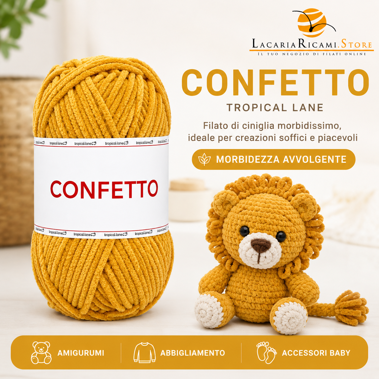 Ciniglia CONFETTO - Tropical Lane