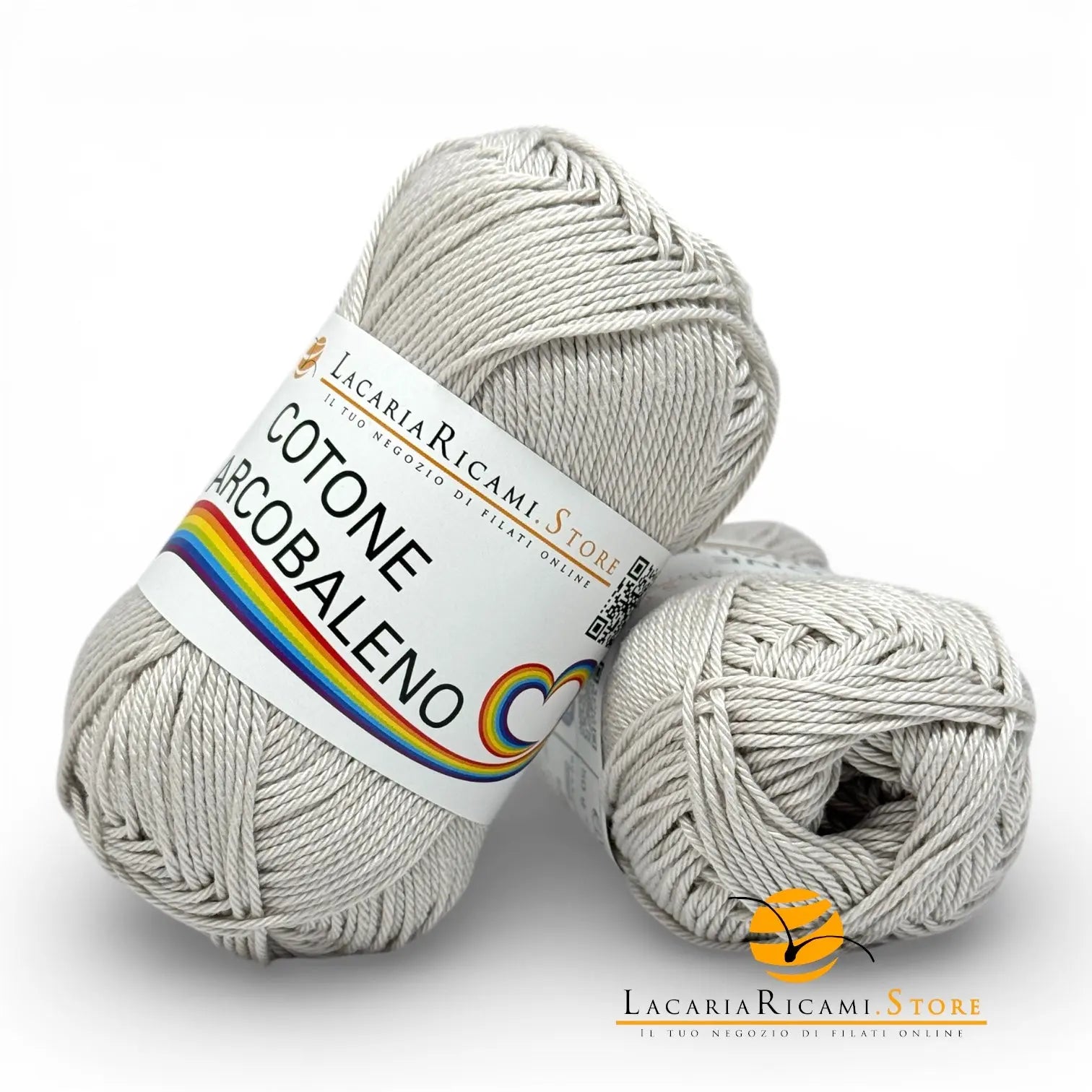 Cotone ARCOBALENO - LacariaRicami.Store - 90 - PERLA - LacariaRicami.Store